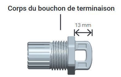 Bouchon De Terminaison Dipra 85044 Pour Collecteur 15/21 – Étanchéité Tuyau Non Relié, Agréé CSTB