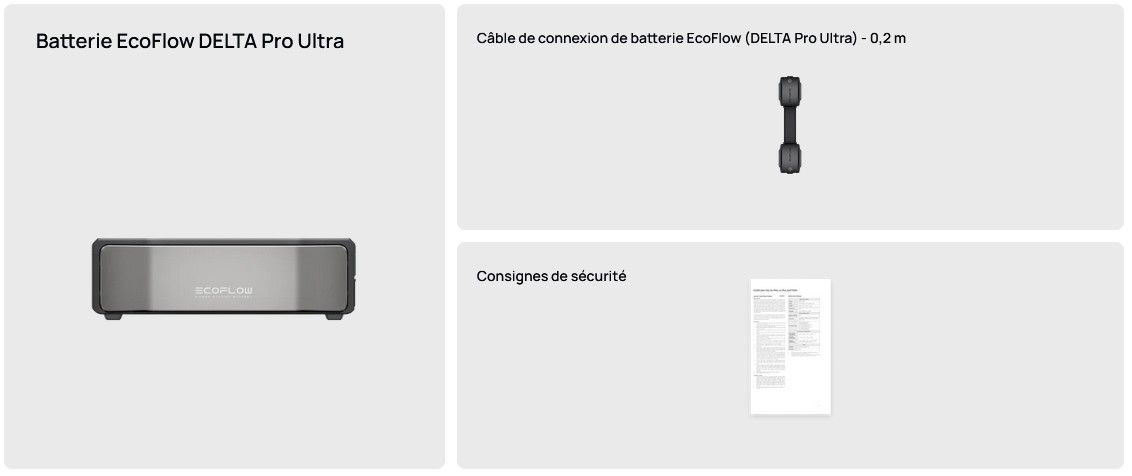 EcoFlow - DELTA Pro Ultra - Batterie d'extension