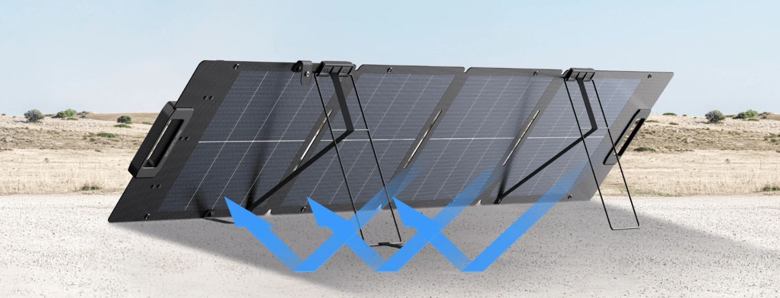 ECOFLOW &ndash; Panneau solaire portable l&eacute;ger - 110 W