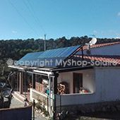 Maison de vacances alimentée au solaire