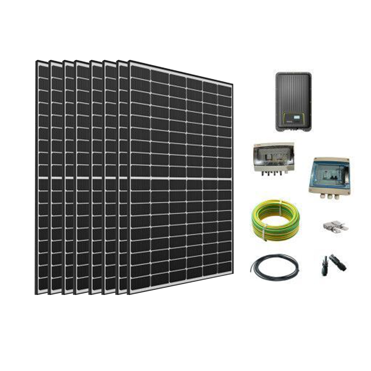 Kit Solaire Plug Play Dualsun 405w Kit Solaire raccordé réseau ALEO 3240W - onduleur KOSTAL