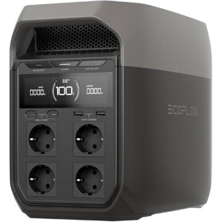 ECOFLOW - DELTA 3 - 1024 Wh - 1800W / Batterie Nomade