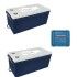 Pack 24V de deux Batterie solaire 150Ah GEL Plomb/Carbone 12V - Uniteck