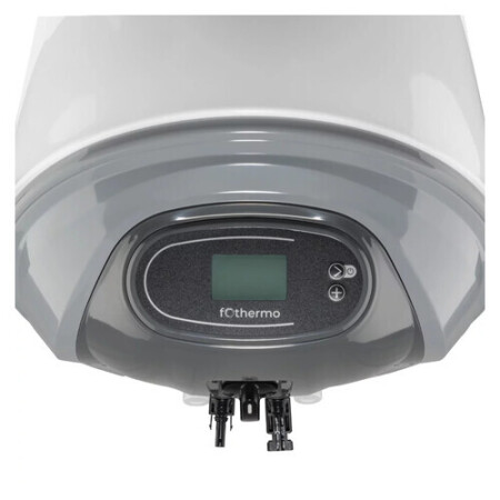 Écran numérique et molette d'appoint du chauffe-eau solaire hybride Fothermo