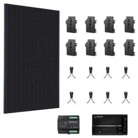 Kit autoconsommation 4000W VOLTEC/ENPHASE - Portrait - Triphas&eacute;