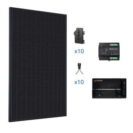 Kit autoconsommation 5000W VOLTEC/ENPHASE - Portrait - Triphas&eacute;