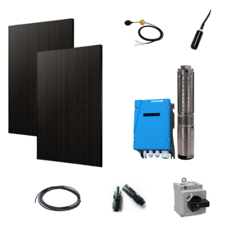 Kit pompe solaire - Lorentz PS2-600 + DMEGC 1000Wc / Pompage immergé