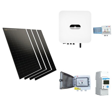 Kit solaire 2000 W panneaux DualSun FLASH TOPCon et onduleur Huawei SUN2000, monophas&eacute;