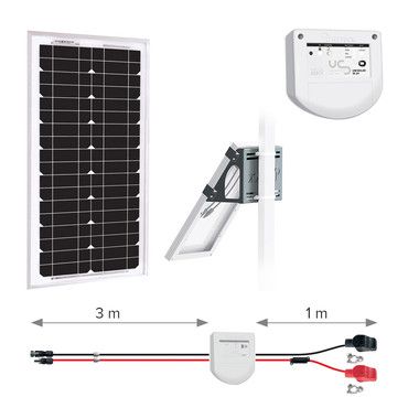 Kit solaire 20W - 12V signalisation fixe