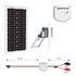 Kit solaire 20W - 12V signalisation fixe