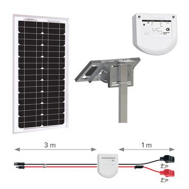 Kit solaire 20W - 12V signalisation inclinable