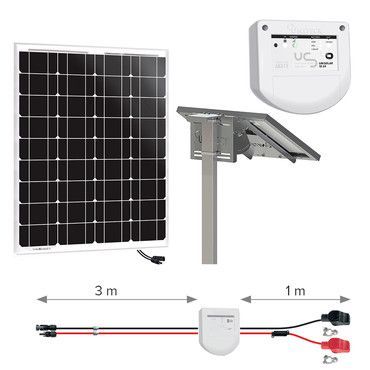 Kit solaire 50W - 12V signalisation inclinable