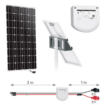 Kit solaire 80W - 12V signalisation fixe