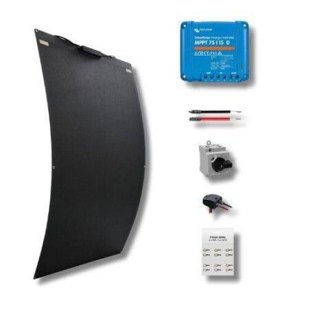 Kit solaire véhicule - Panneau Flexible 255W / MPPT 100/20