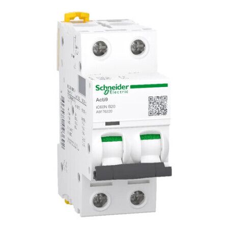 Disjoncteur 2P 20A Courbe B ACTI9 IC60N / Accessoires - Câbles