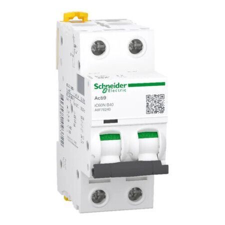 Disjoncteur 2P 40A Courbe B ACTI9 IC60N