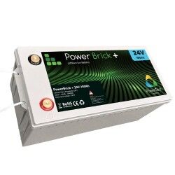 PowerBrick+ Batterie Lithium 25,6V/150Ah 3,84 kWh (BMS int&eacute;gr&eacute;) avec Bluetooth