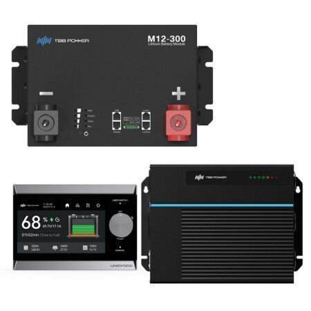 TBB - Kit PG3.0L 3000W + Batterie Lithium 12,8V 300Ah - composition du kit