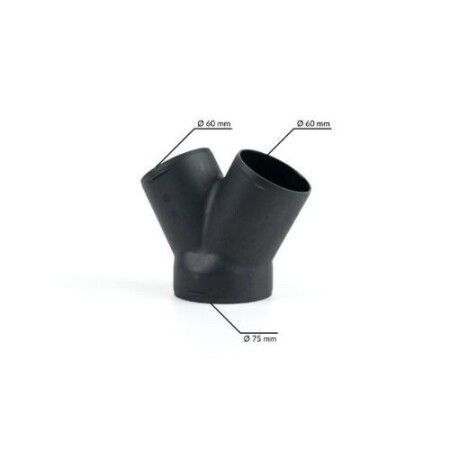 Y ⌀ 75 x 60 x 60 mm (angle 120°C) / Chauffages