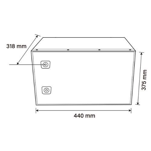 Ultimatron - Batterie Lithium sous siège - 12.8V 620Ah