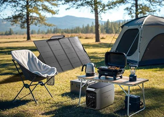 Batterie nomade portable utilis&eacute;e en ext&eacute;rieur pour alimenter des appareils &eacute;lectriques